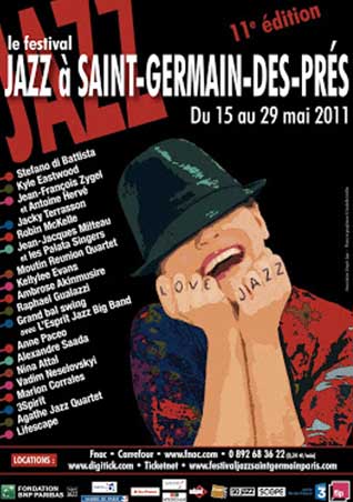 Affiche - Jazz à Saint-Germain-des-Prés, 2011