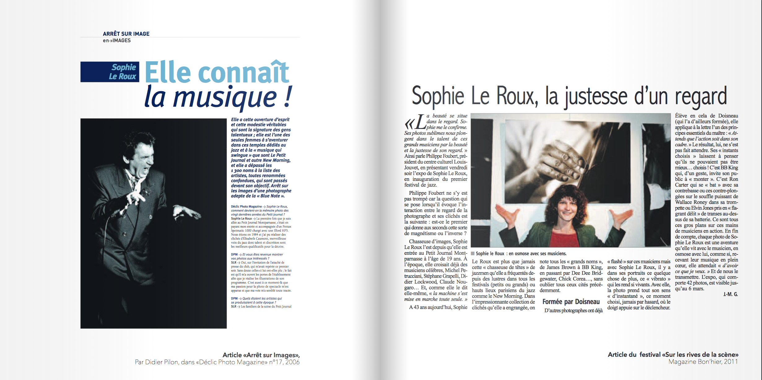 articles 2 dossier de presse Sophie LE ROUX